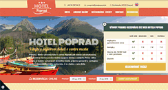 Desktop Screenshot of hotel-poprad.sk